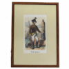 TAROZITNA-KOLOROVANA-LITOGRAFIE-VOJAK-VOZATAJ-FUHRWESEN-ROK-1805