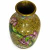 STAROZITNA-MALA-VAZA-ZLUTY-EMAIL-CLOISONNE-CHRYZANTEMA-CINA