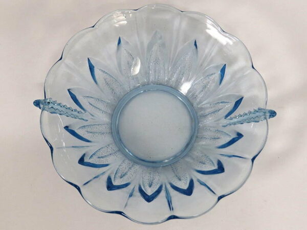 STAROZITNA-ART-DECO-MISA-AKVAMARINOVE-MODRE-LISOVANE-SKLO