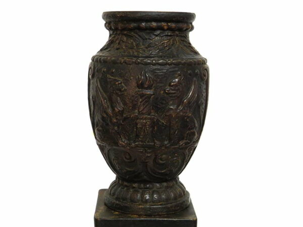 STAROZITNA-KERAMICKA-VAZA-A-PODSTAVEC-SLOUP-JOHANN-MARESCH-TERRACOTTA