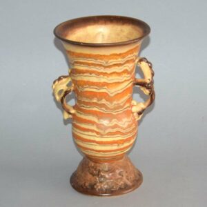 stara-vaza-polevana-keramika-zlutohneda