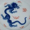 starozitny-talir-misen-porcelan-modry-drak-rucne-malovany