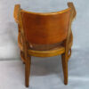 STAROZITNE-ART-DECO-DESIGN-KRESLO-DUB-MASIV-KUZE