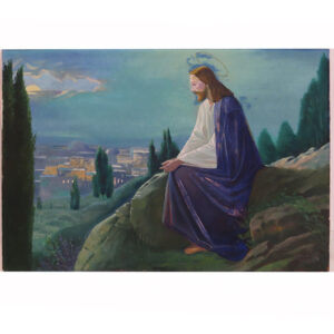 obraz Kristus na hoře Olivetské