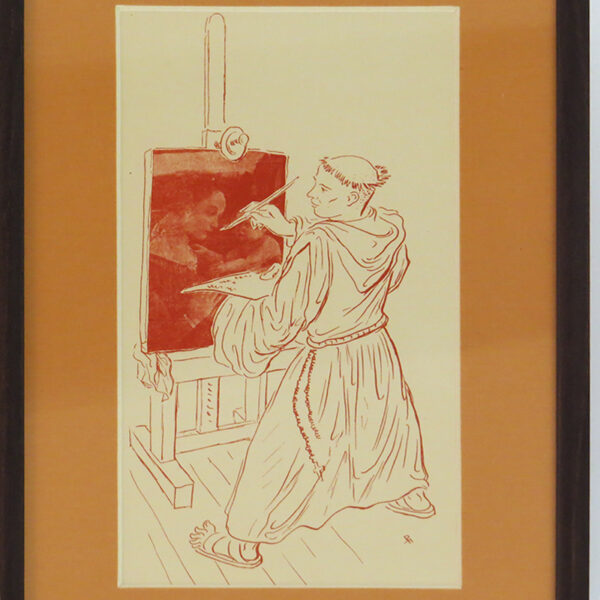 obrazek malir frantisek podesva mnich malir rok 1937