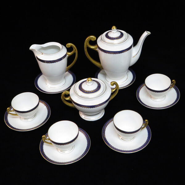 starozitny cajovy servis empir porcelan porcelan gupa j rnopl bratislava