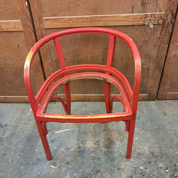 starozitne art deco thonet fischel kreslo kresilko