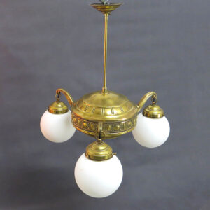 starozitny art deco triramenny lust