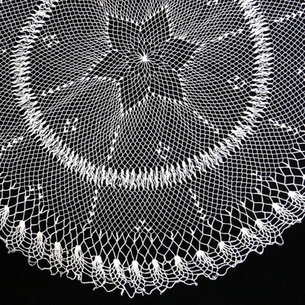 bavlnena rucne hackovana decka prumer 57 cm